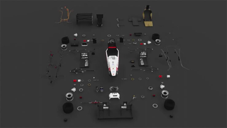 China's No. 1 Formula Electric Team Releases 2021 New Cars - With UnionTech 3D